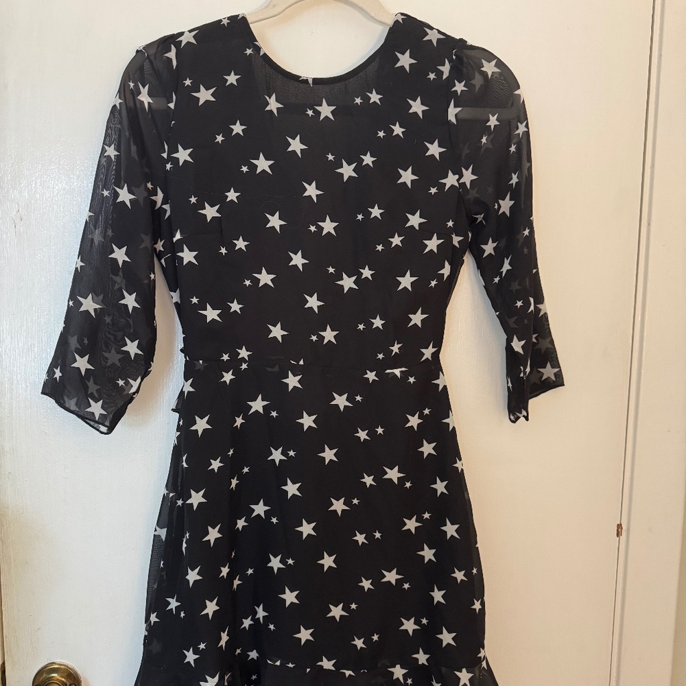 Nasty Gal Black Backless Dress